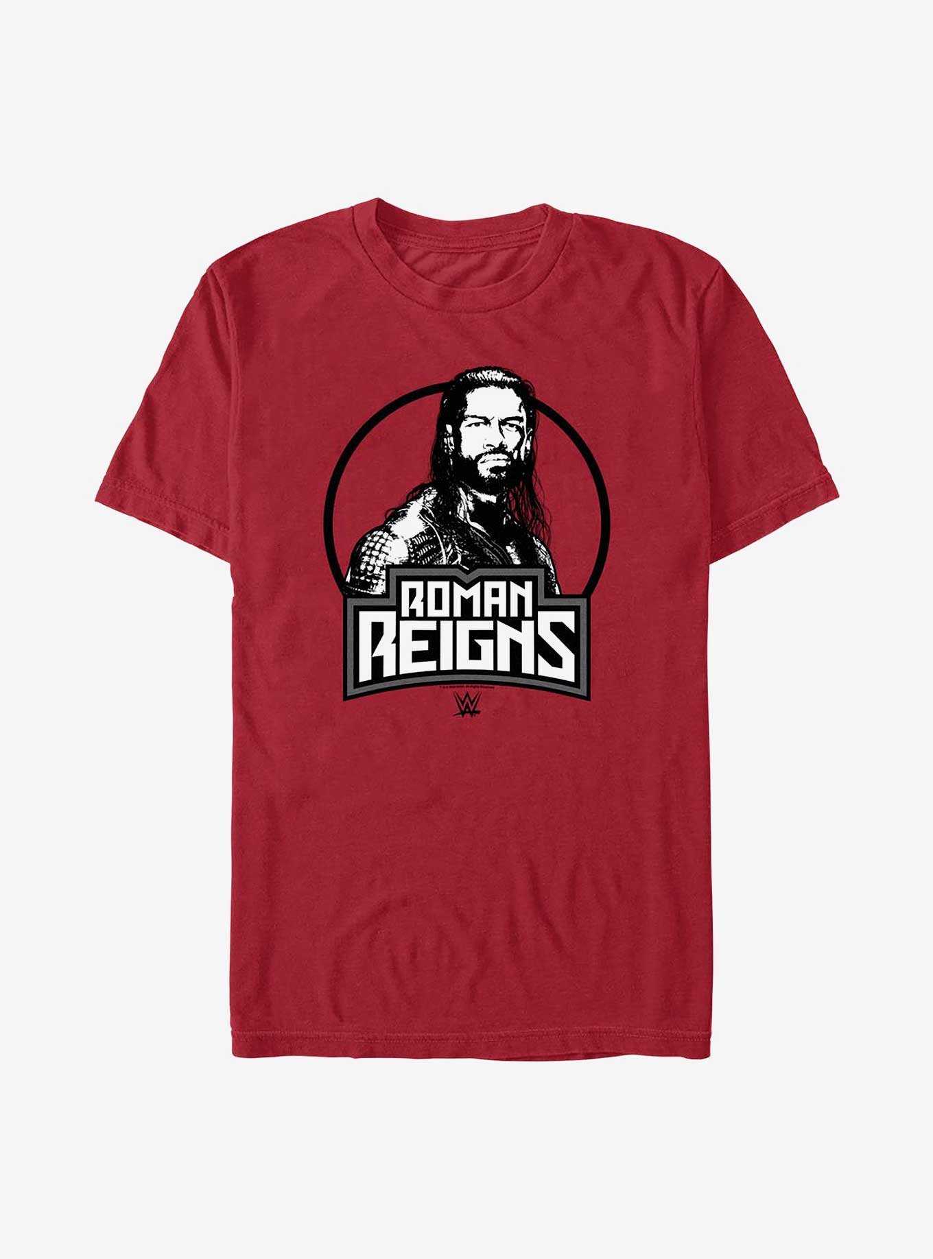 WWE Roman Reigns Circle Icon Portrait T-Shirt, , hi-res