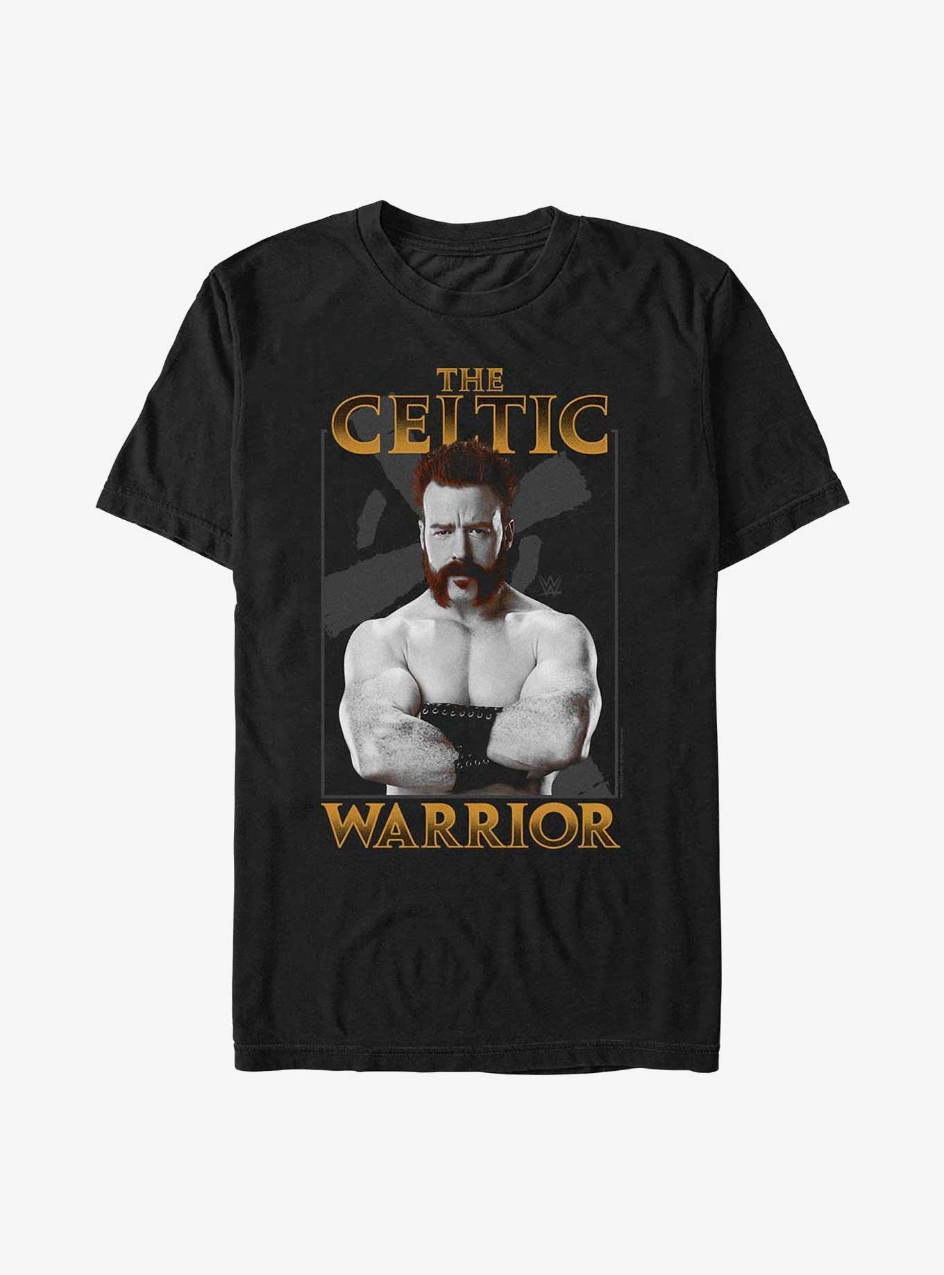 WWE Sheamus Celtic Warrior Portrait T-Shirt, BLACK, hi-res
