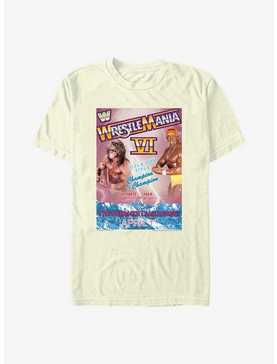 WWE WrestleMania VI Ultimate Warrior vs Hulk Hogan Poster T-Shirt, , hi-res