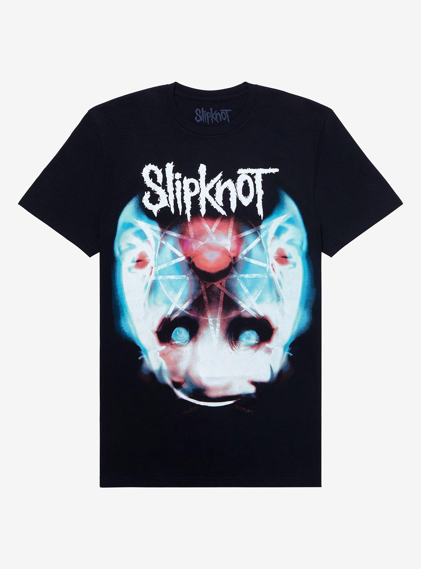 Slipknot Two Faces T-Shirt, BLACK, hi-res