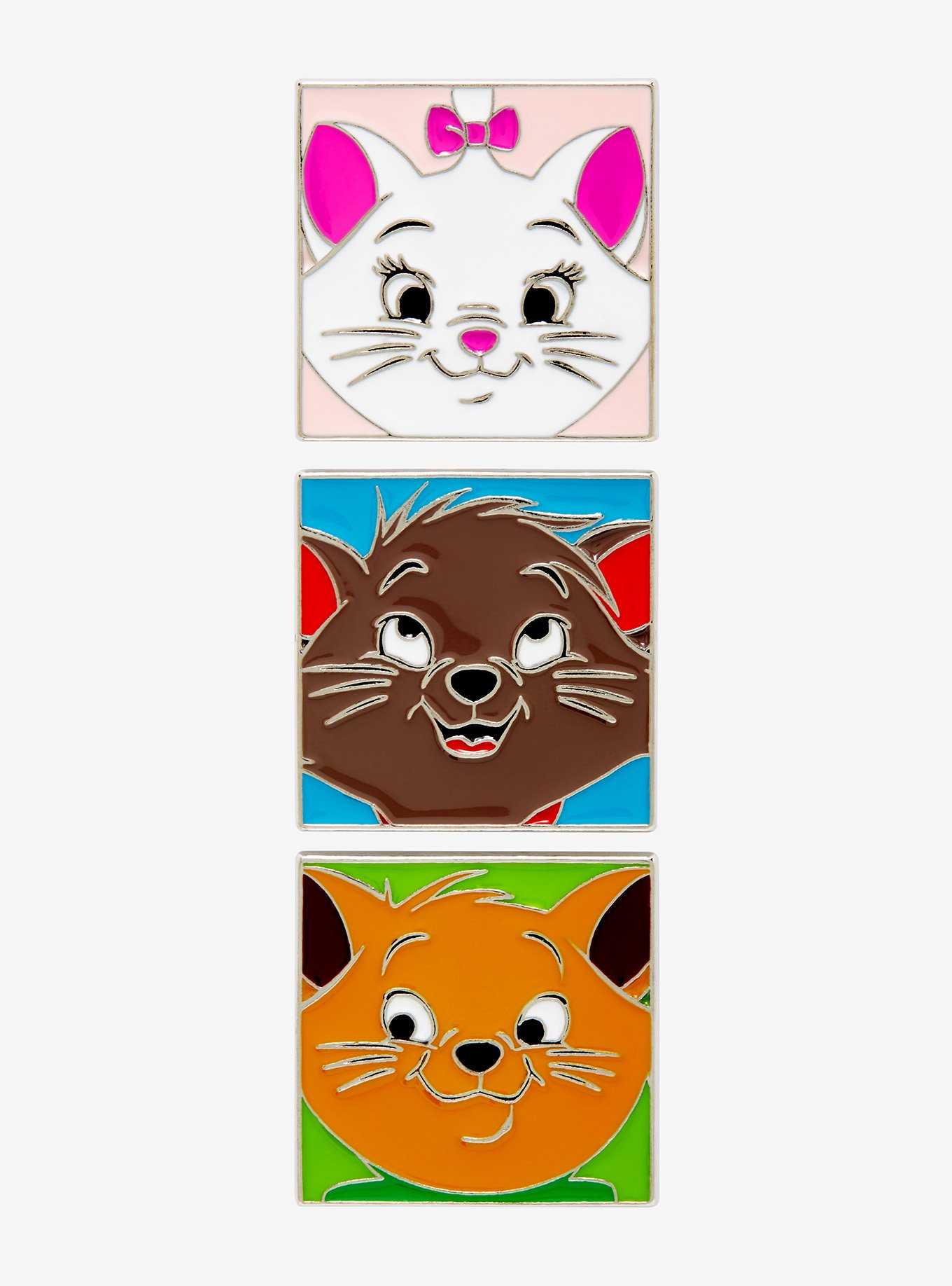 Disney The Aristocats Kitty Portraits Enamel Pin Set - BoxLunch Exclusive, , hi-res