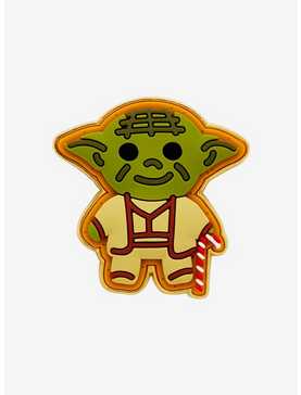 Loungefly Star Wars Yoda Cookie Gingerbread Scented Pin - BoxLunch Exclusive, , hi-res