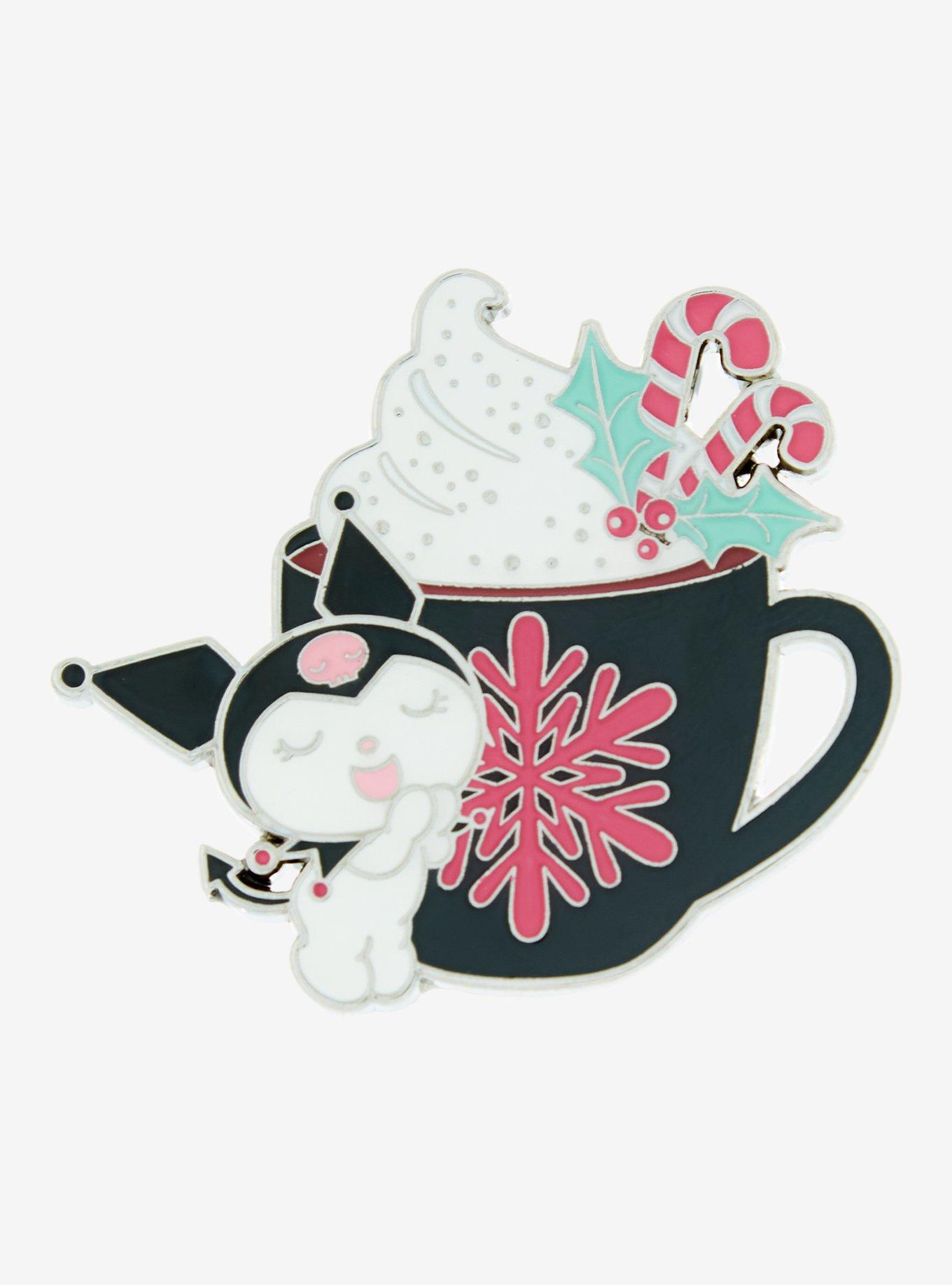 Loungefly Sanrio Kuromi Peppermint Mocha Enamel Pin - BoxLunch Exclusive, , hi-res