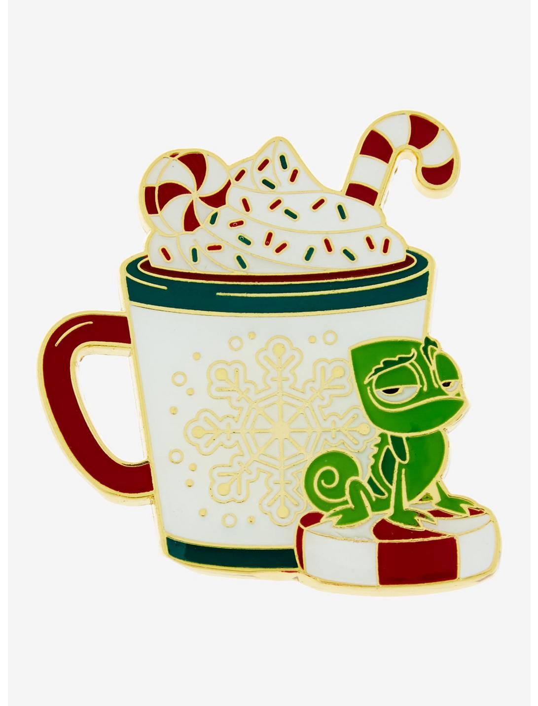 Loungefly Disney Tangled Pascal Peppermint Mocha Enamel Pin - BoxLunch Exclusive, , hi-res