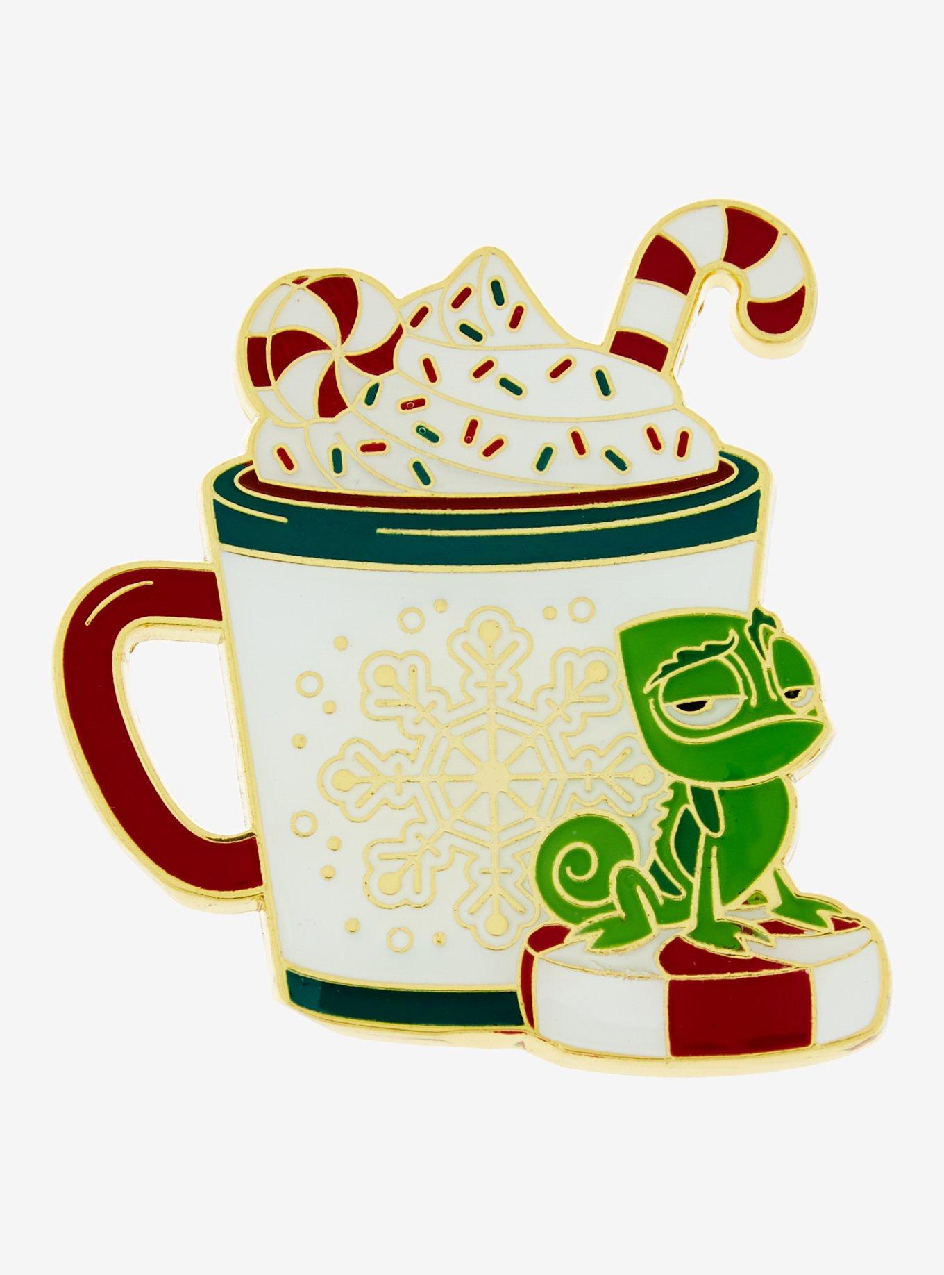 Loungefly Disney Tangled Pascal Peppermint Mocha Enamel Pin - BoxLunch Exclusive, , hi-res
