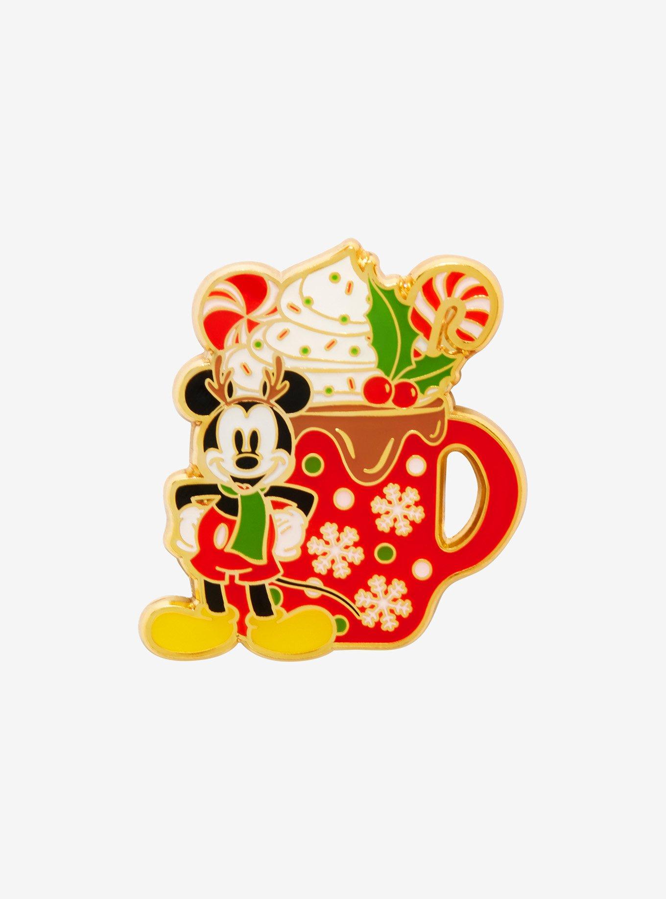 Loungefly Disney Mickey Mouse Peppermint Mocha Enamel Pin - BoxLunch Exclusive, , hi-res