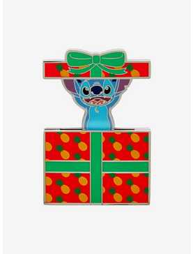 Loungefly Disney Lilo & Stitch Present Sliding Enamel Pin - BoxLunch Exclusive, , hi-res