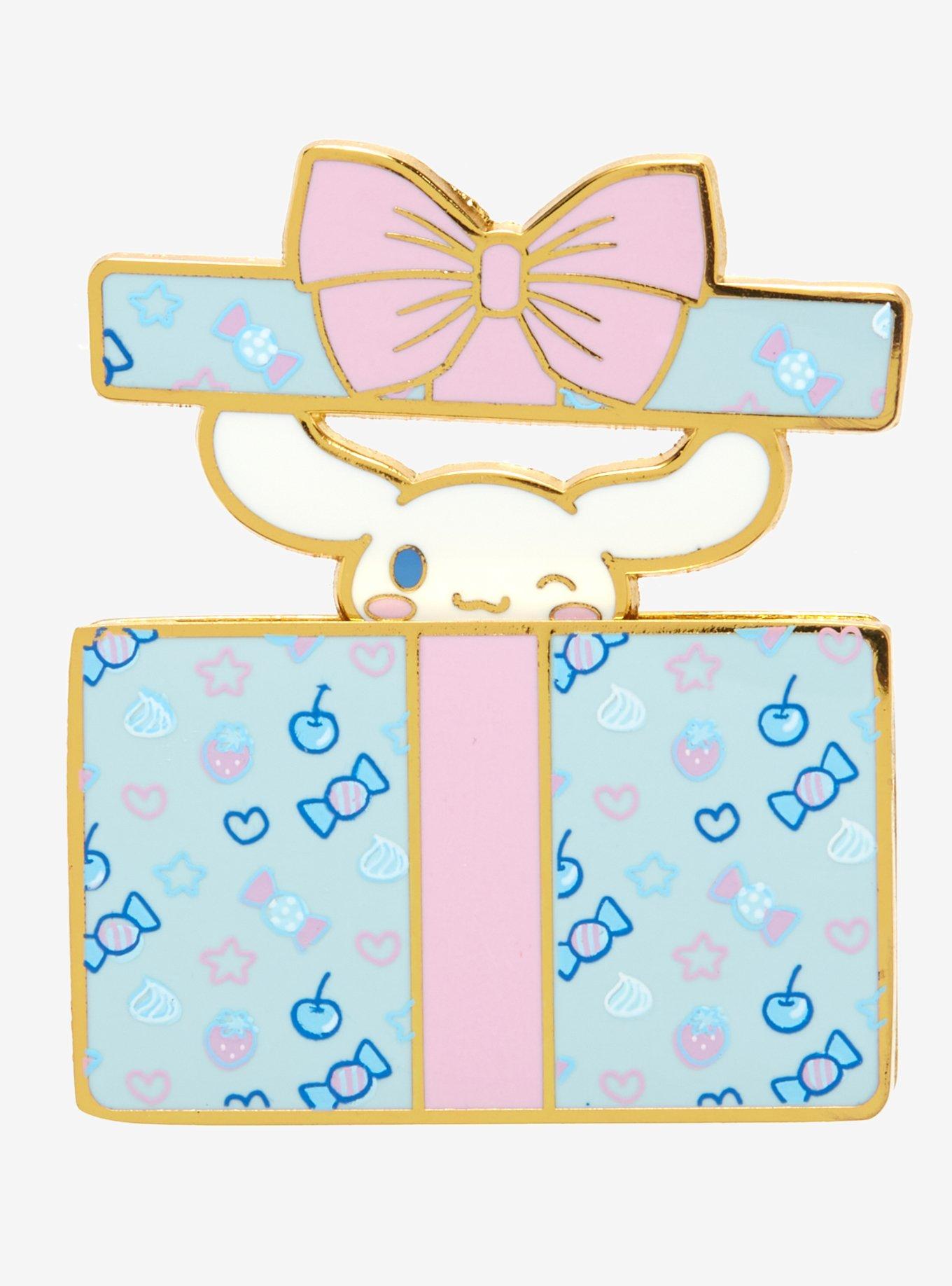 Loungefly Sanrio Cinnamoroll Present Sliding Enamel Pin - BoxLunch Exclusive, , hi-res