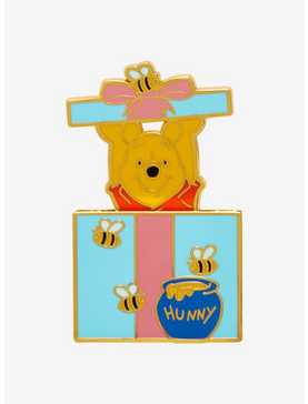 Loungefly Disney Winnie the Pooh Present Sliding Enamel Pin - BoxLunch Exclusive, , hi-res