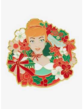 Loungefly Disney Cinderella Wreath Enamel Pin - BoxLunch Exclusive, , hi-res