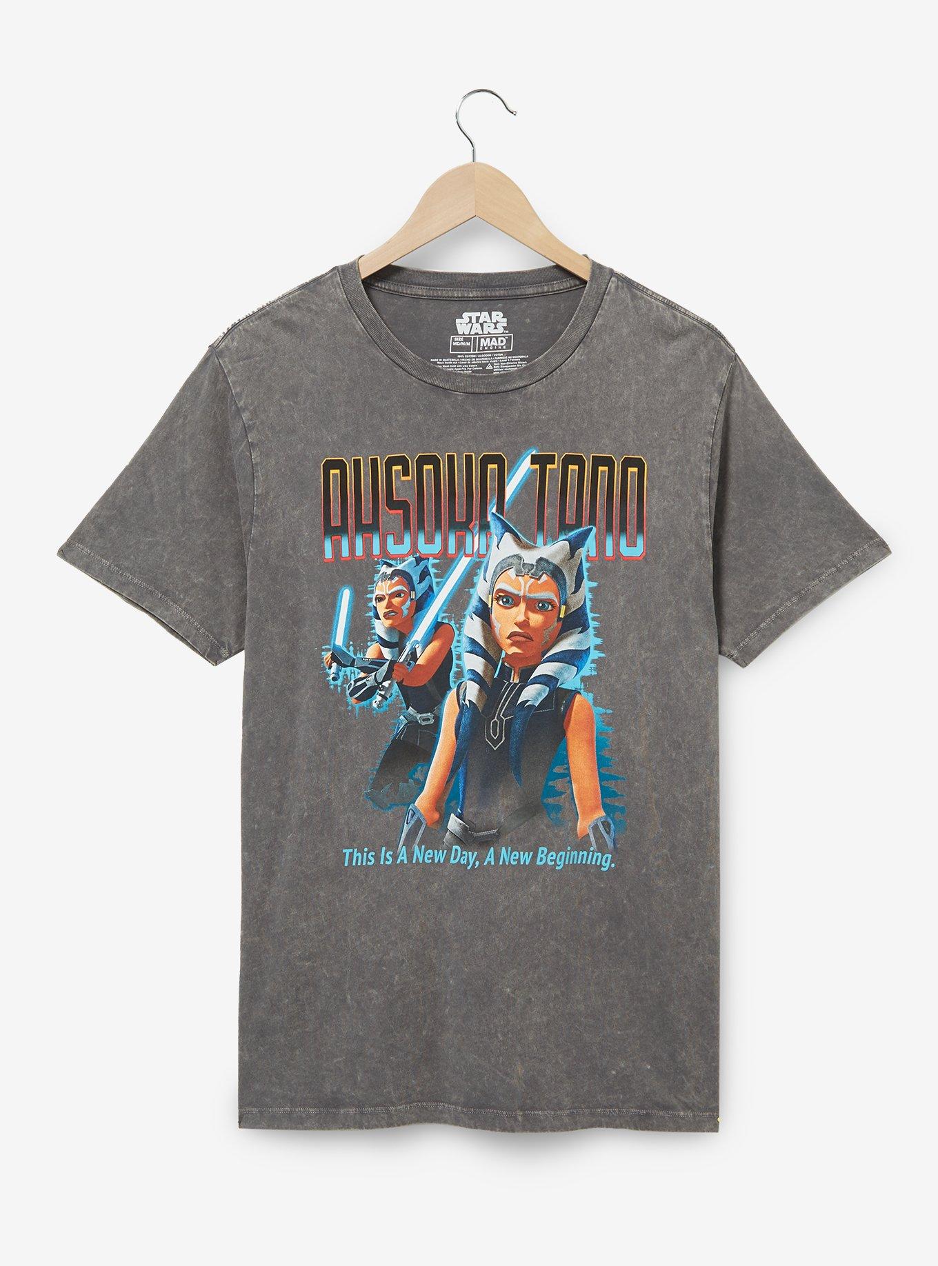Star Wars Ahsoka Tano Retro Multi-Portrait Women's T-Shirt - BoxLunch Exclusive, , hi-res