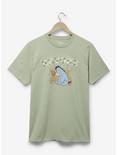 Disney Winnie the Pooh Eeyore Floral Women's T-Shirt - BoxLunch Exclusive, SAGE, hi-res