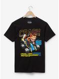 Crash Team Racing Crash Bandicoot Portrait T-Shirt - BoxLunch Exclusive, BLACK, hi-res