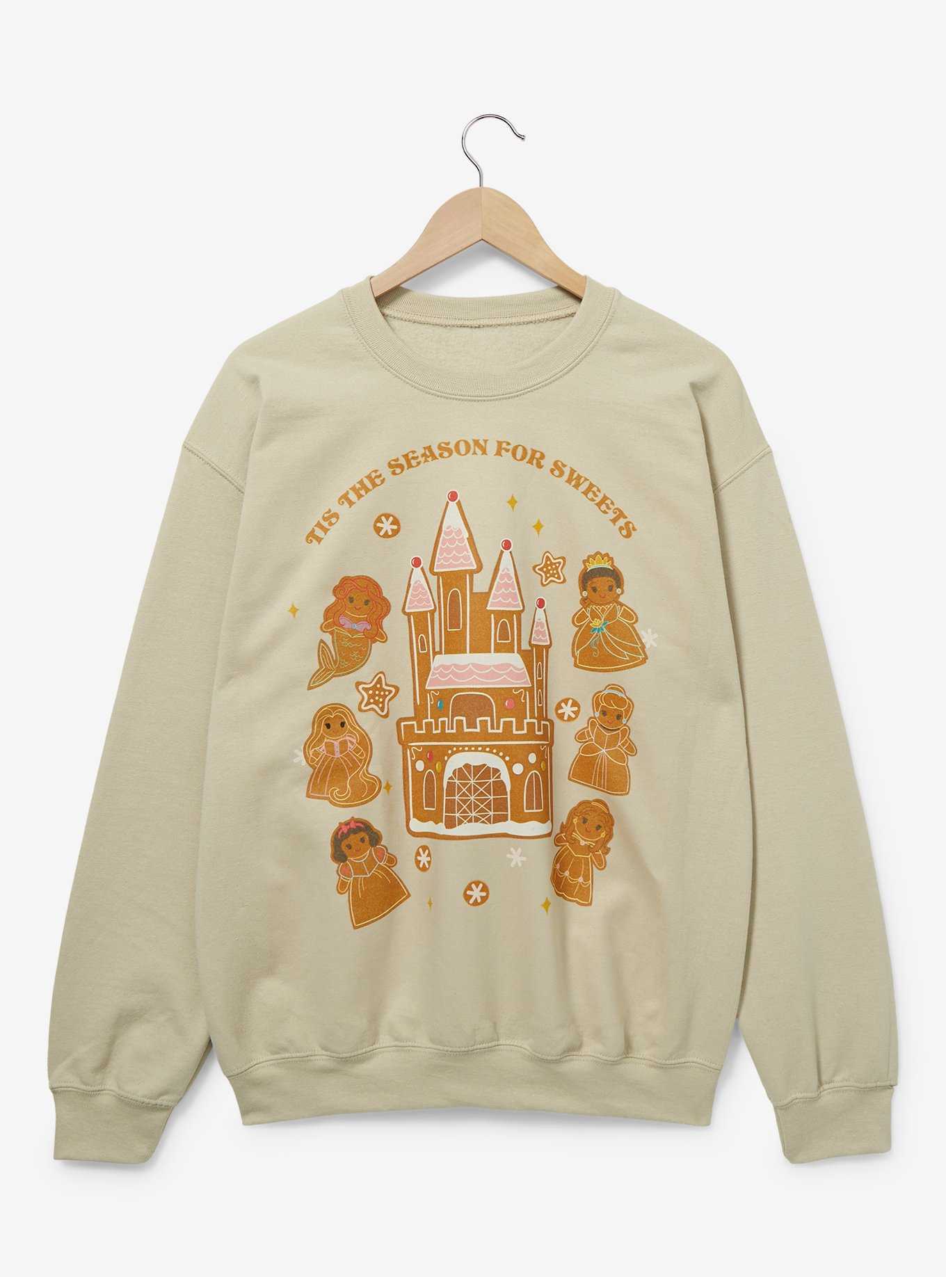 Disney Princess Gingerbread Castle Crewneck - BoxLunch Exclusive, , hi-res