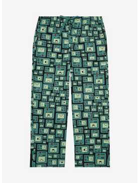 Adventure Time BMO Allover Print Plus Size Sleep Pants - BoxLunch Exclusive, , hi-res