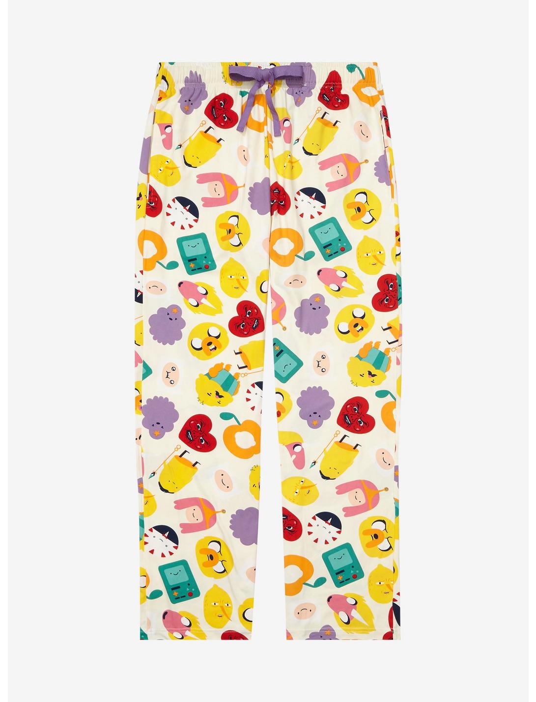 Adventure Time Characters Allover Print Sleep Pants - BoxLunch Exclusive, MULTI, hi-res