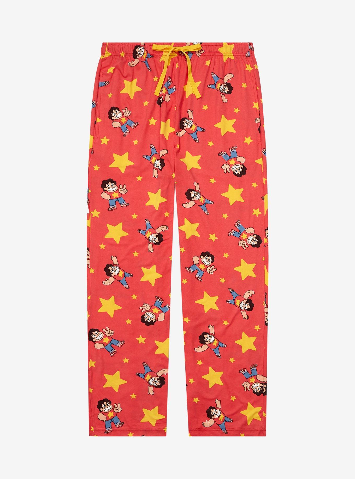 Steven Universe Stars & Steven Allover Print Sleep Pants - BoxLunch Exclusive, , hi-res