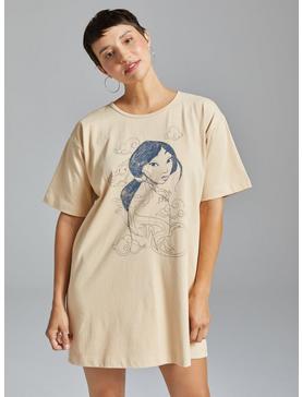 Samii Ryan Disney Mulan Sketch Portrait T-Shirt Dress - BoxLunch Exclusive, , hi-res