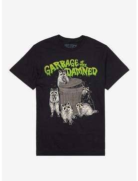 Garbage Raccoons Boyfriend Fit Girls T-Shirt By Hillary White Rabbit, , hi-res