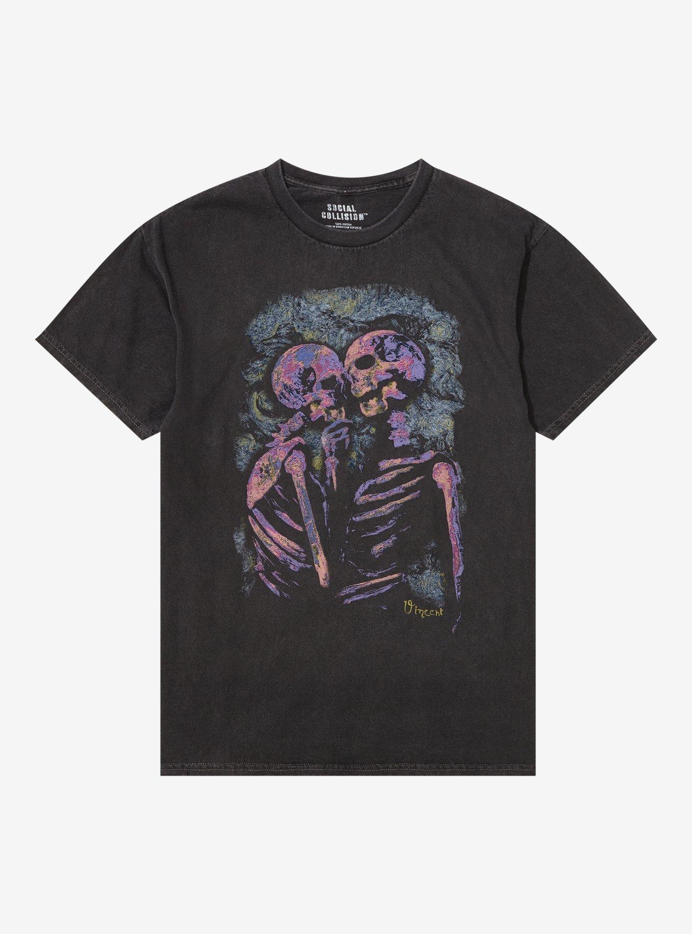 Social Collision Starry Night Skeletons T-Shirt | Hot Topic