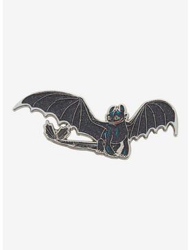 How to Train Your Dragon Toothless Glitter Portrait Enamel Pin - BoxLunch Exclusive, , hi-res