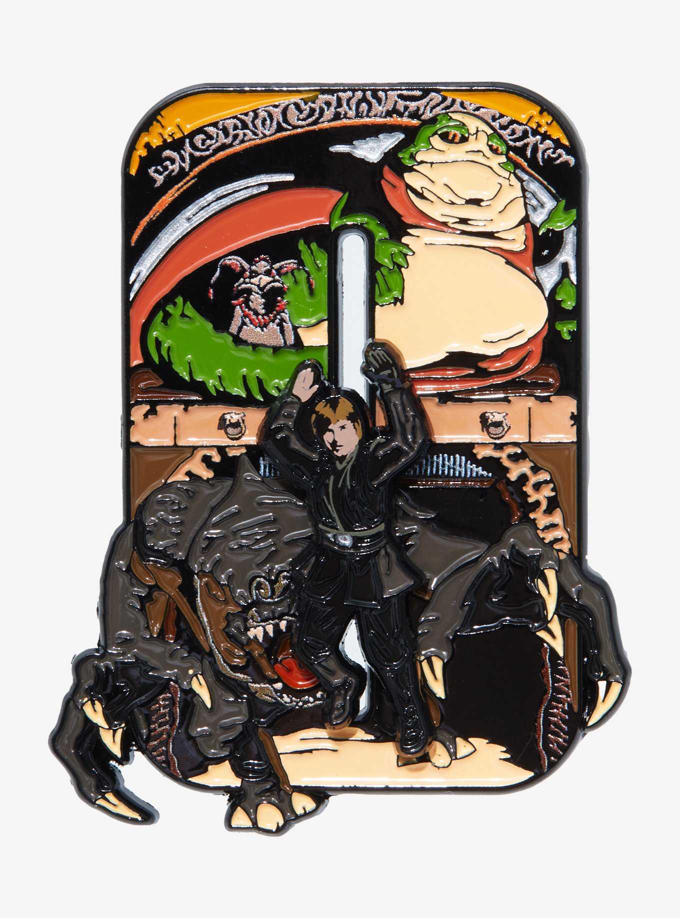 Star Wars: Return of the Jedi Luke Sliding Enamel Pin - BoxLunch Exclusive, , hi-res