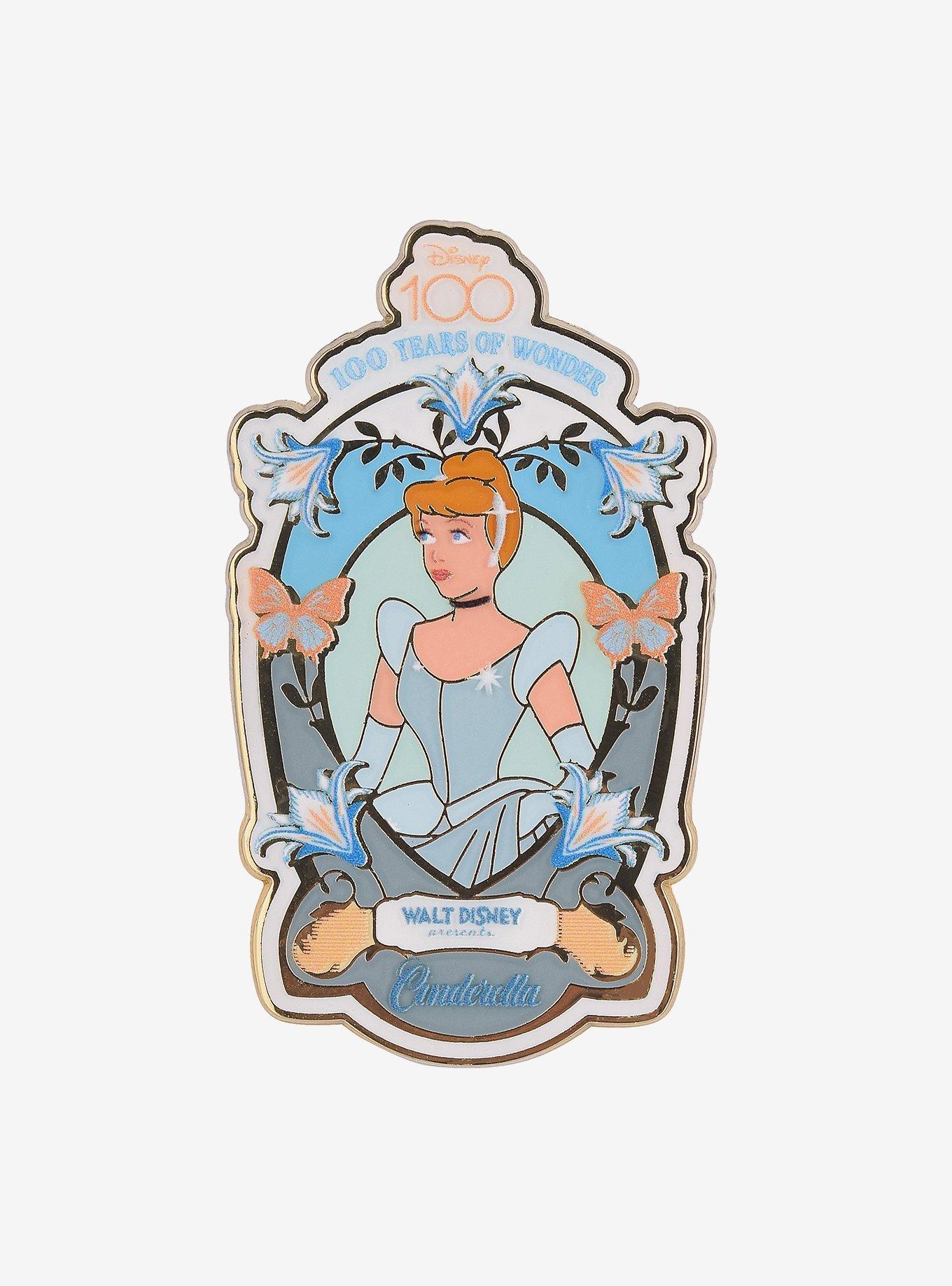 Disney 100 Cinderella Frame Portrait Enamel Pin - BoxLunch