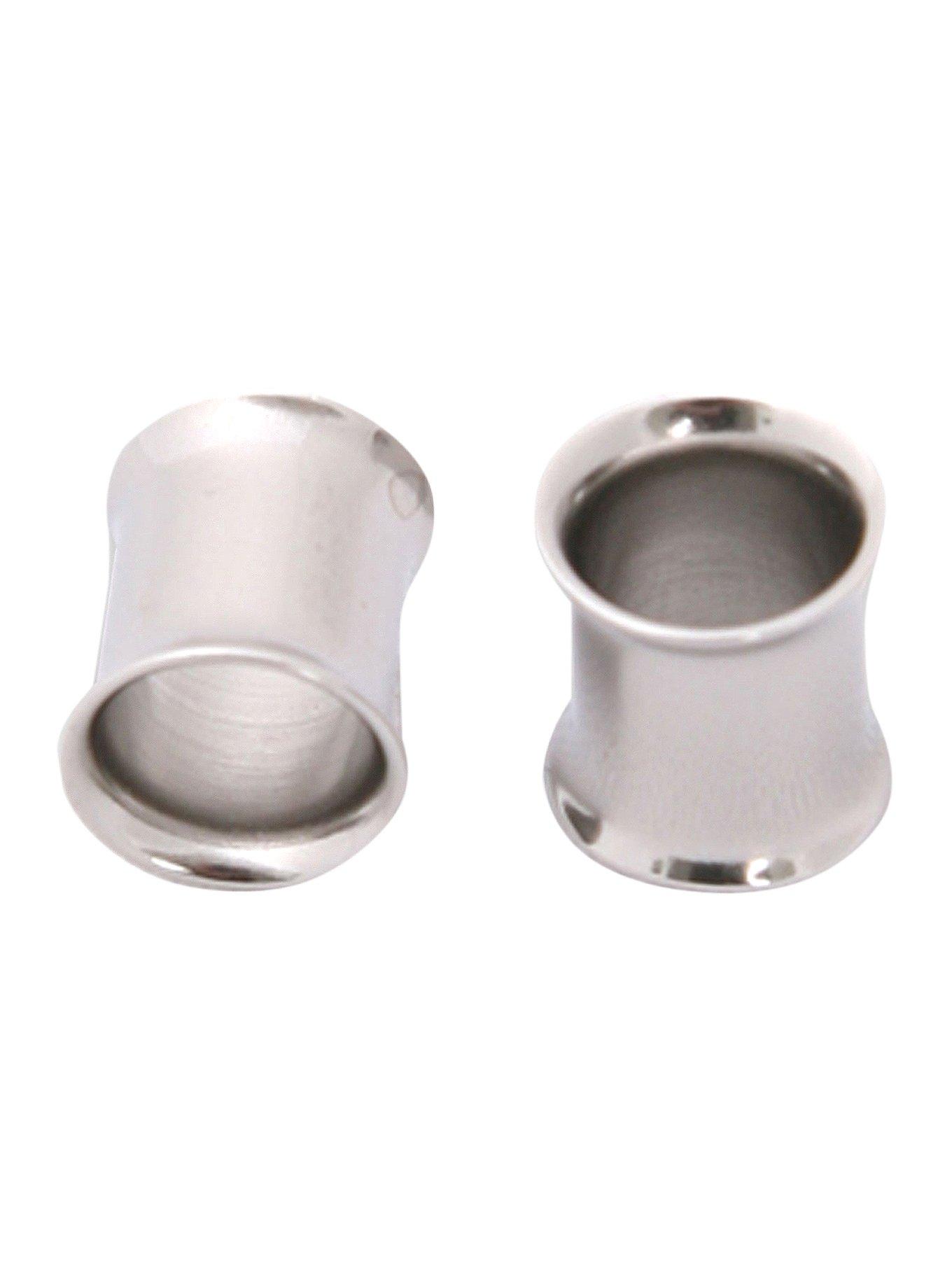 Double Flared Plug 2 Pack, SILVER, hi-res