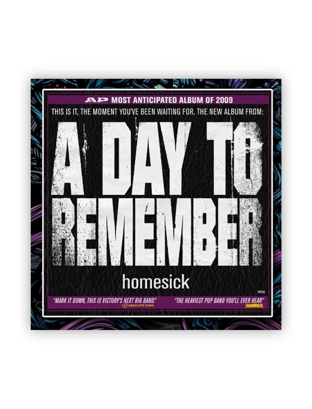 A Day To Remember - Homesick CD, , hi-res