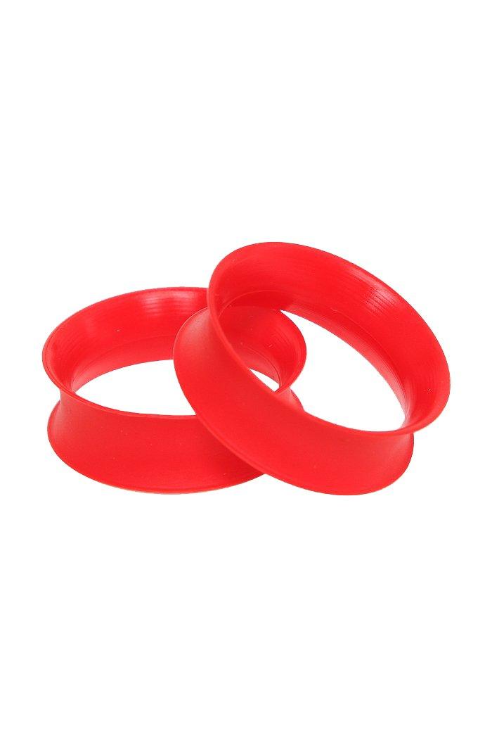 Kaos Softwear Red Earskin Eyelet Plug 2 Pack Hot Topic