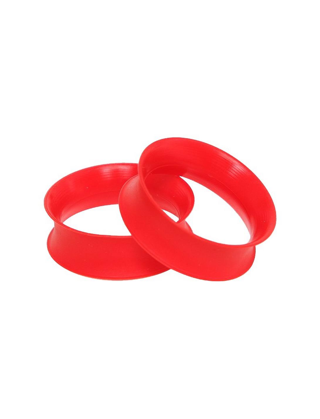 Kaos Softwear Red Earskin Eyelet Plug 2 Pack, RED, hi-res