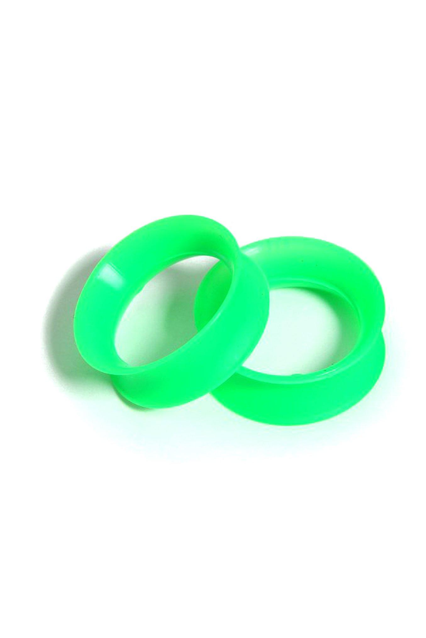 Kaos Softwear Green Earskin Eyelet Plug 2 Pack, LIME, hi-res