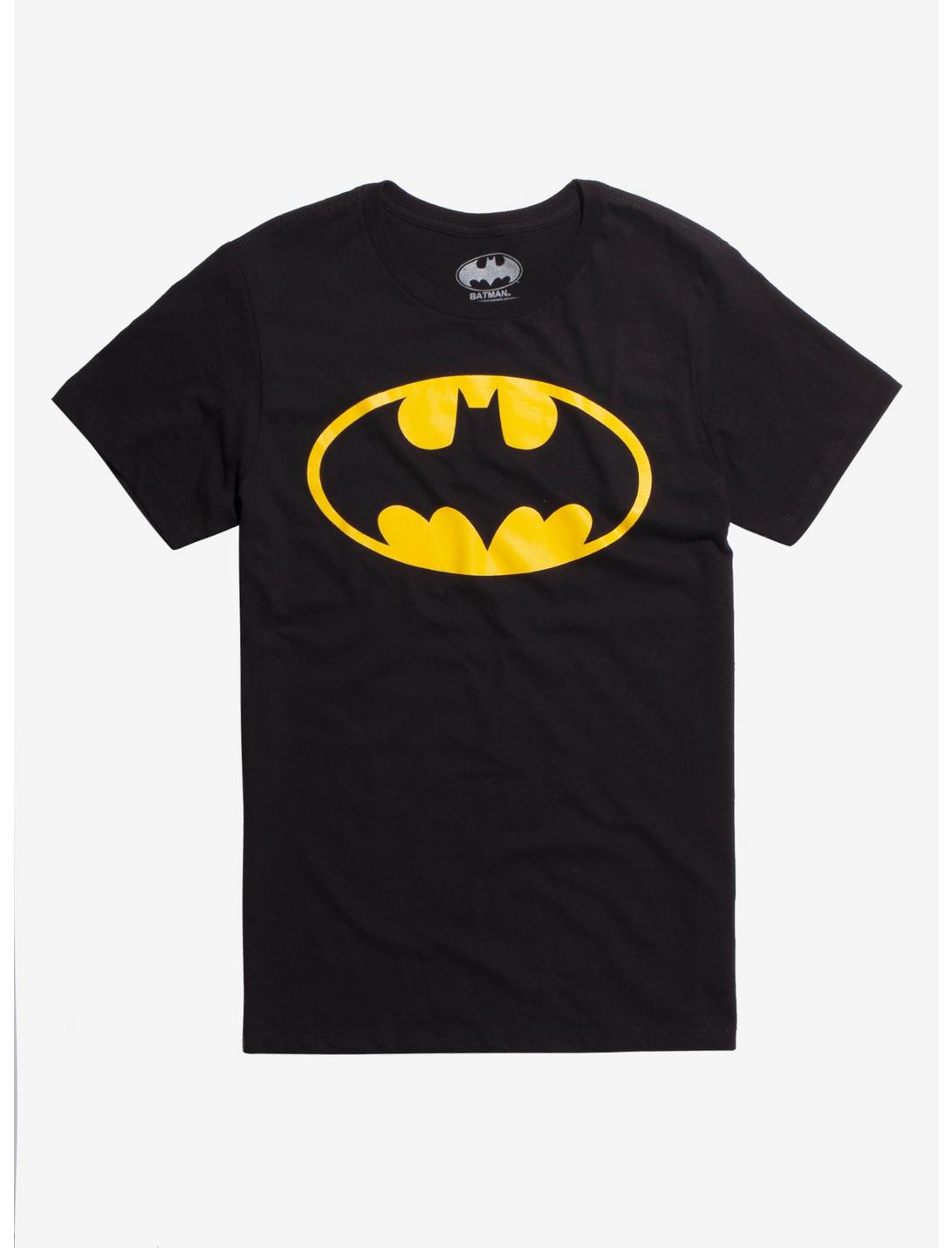 DC Comics Batman Logo T-Shirt, BLACK, hi-res