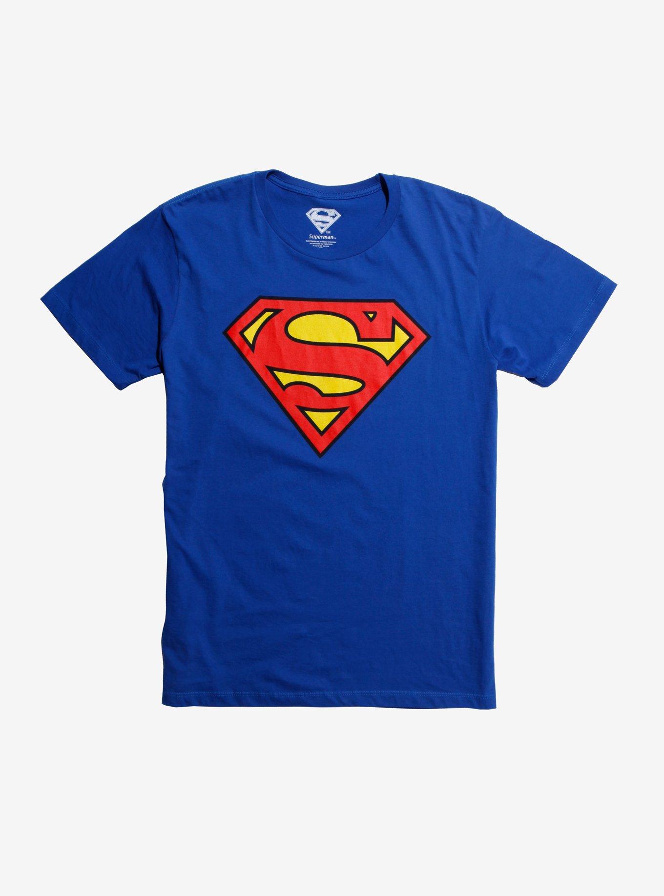 DC Comics Superman Logo T-Shirt, LIGHT BLUE, hi-res