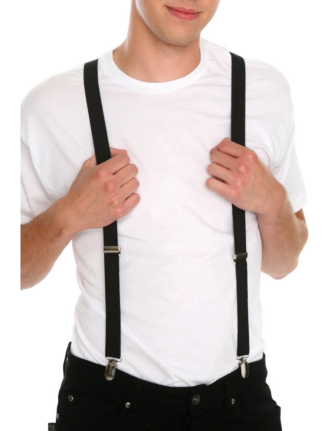Black Suspenders, , hi-res