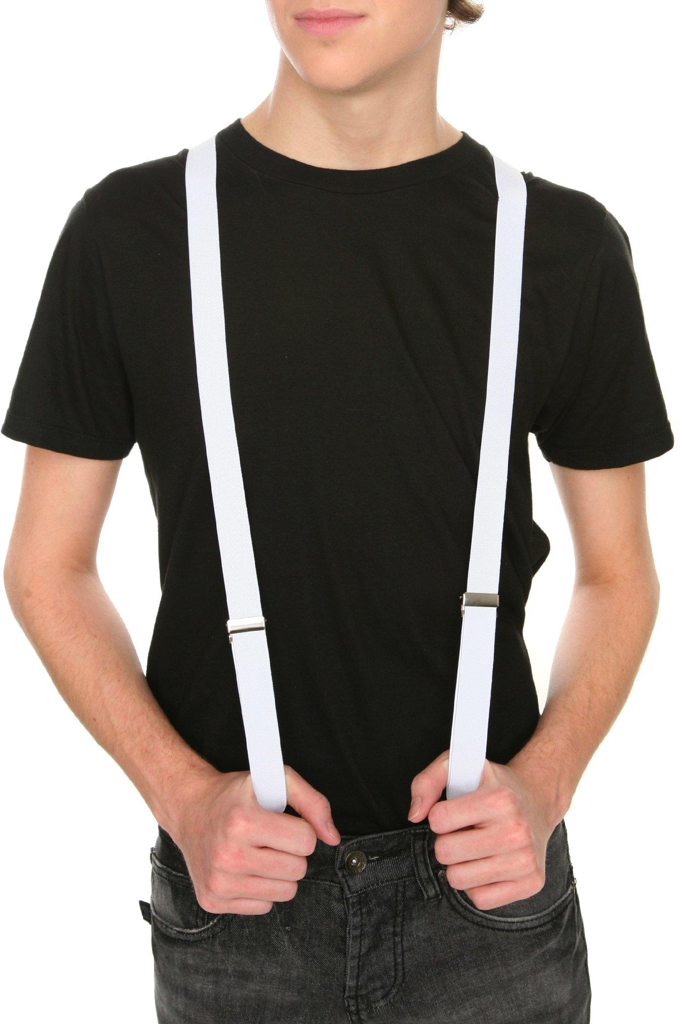 White Suspenders Hot Topic