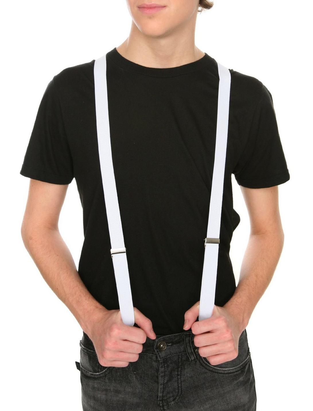 White Suspenders, , hi-res