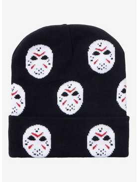 Friday The 13th Mask Beanie, , hi-res