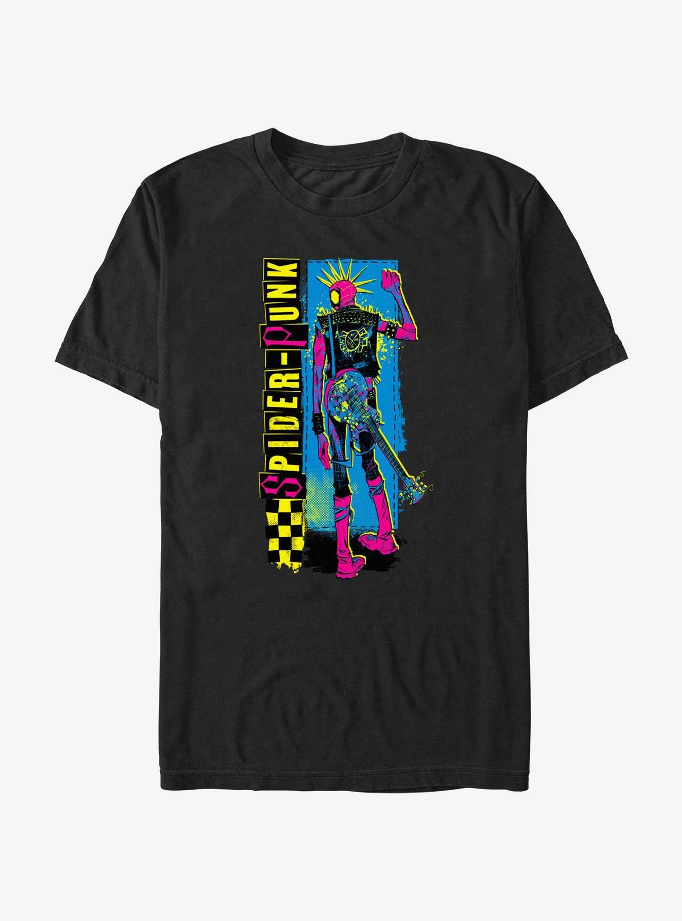 Marvel Spider-Man: Across The Spiderverse Spider-Punk Poster T-Shirt, , hi-res