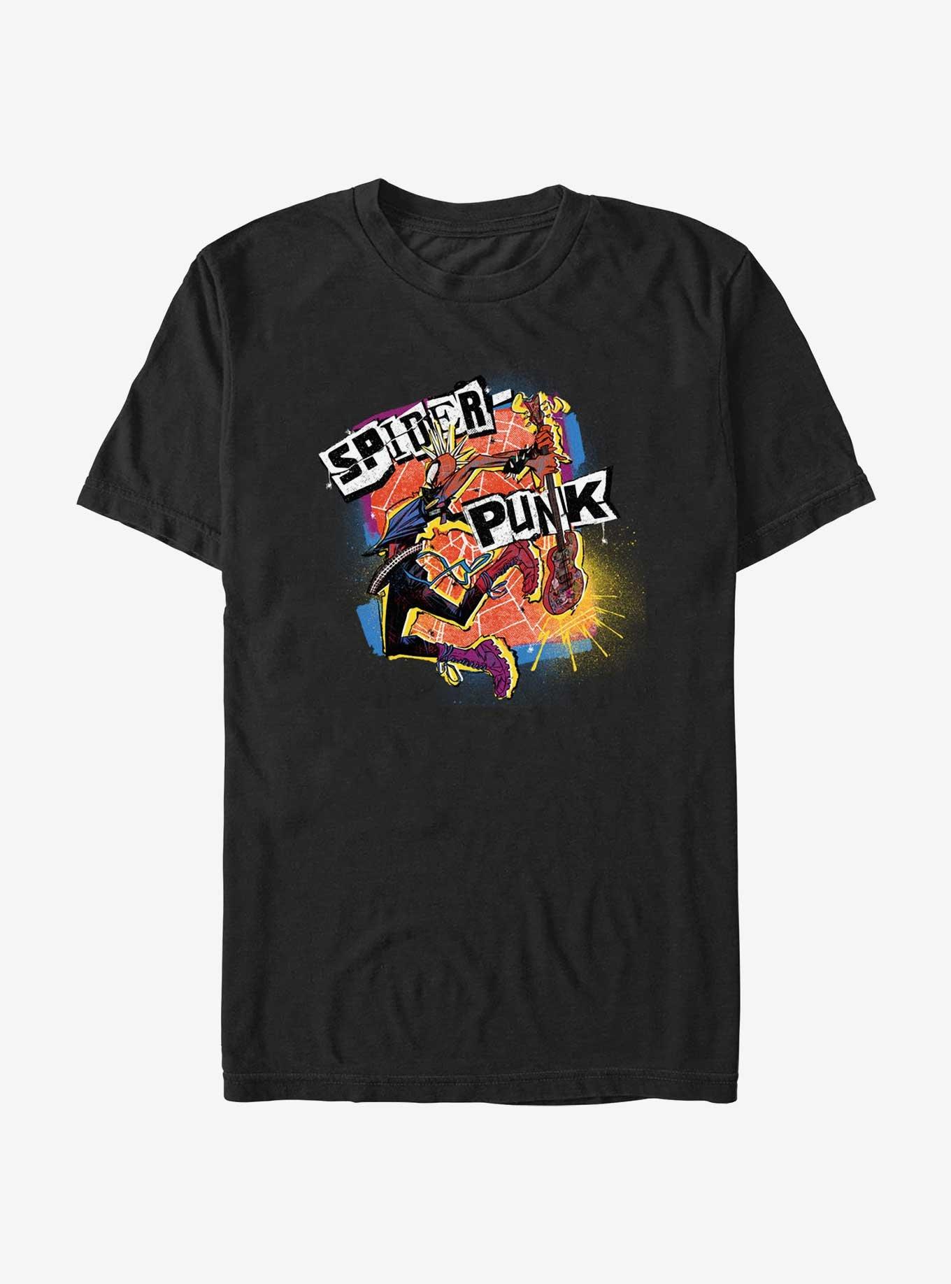 Marvel Spider-Man: Across The Spiderverse Rock On Spider-Punk T-Shirt, , hi-res