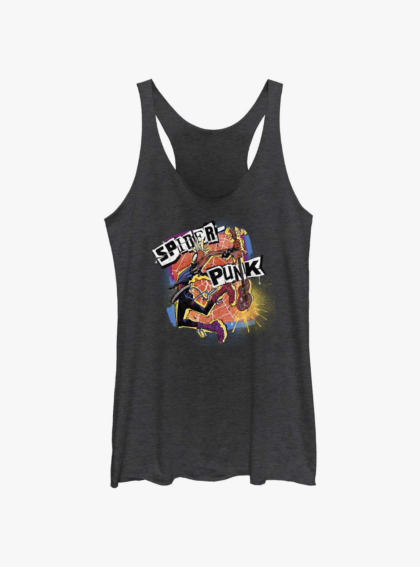 Marvel Spider-Man: Across The Spiderverse Rock On Spider-Punk Girls Tank, , hi-res