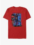 Marvel Spider-Man: Across The Spiderverse Punk Power Spider-Punk T-Shirt, RED, hi-res
