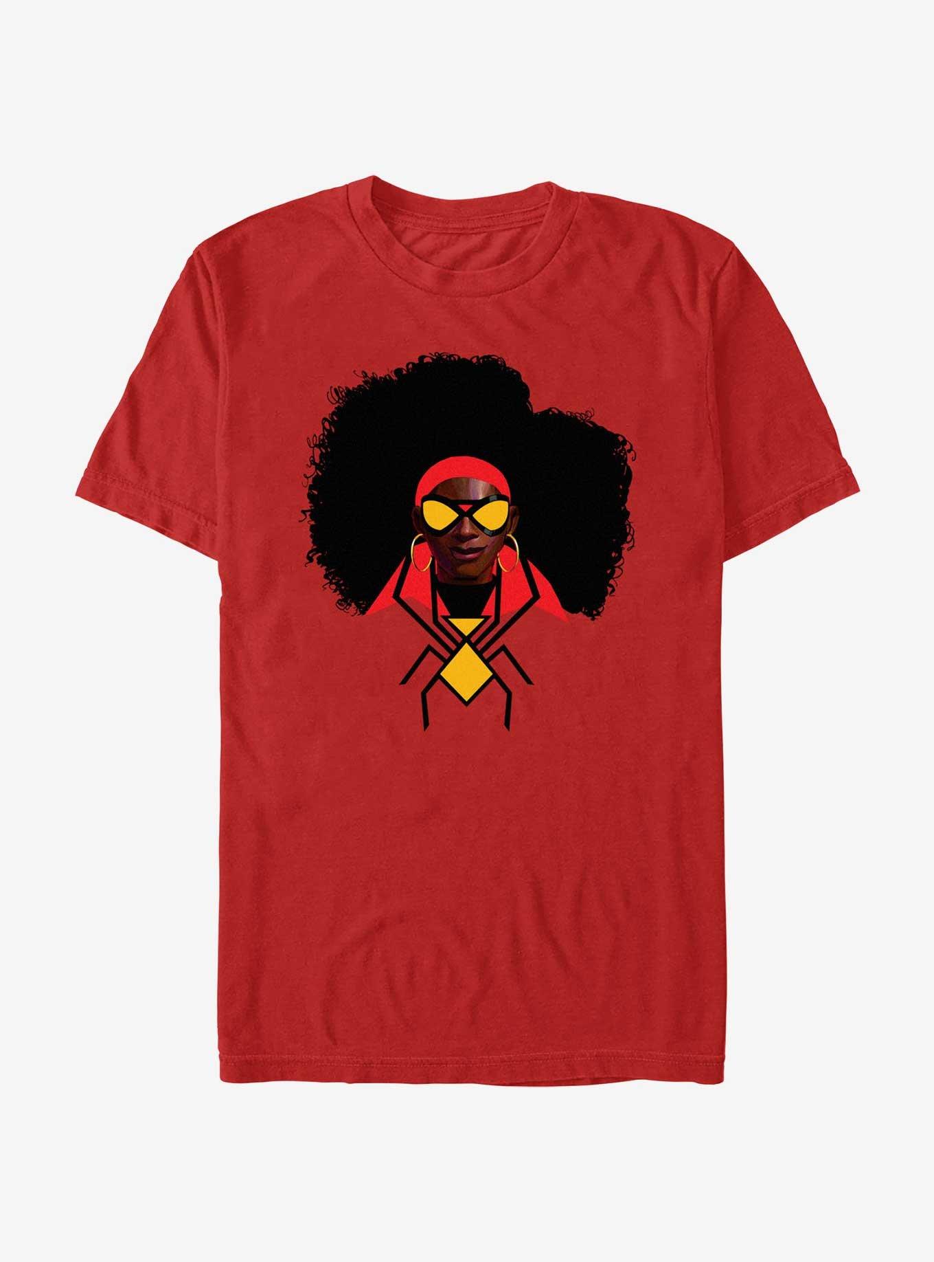 Marvel Spider-Man: Across The Spiderverse Jessica Drew Portrait T-Shirt, RED, hi-res