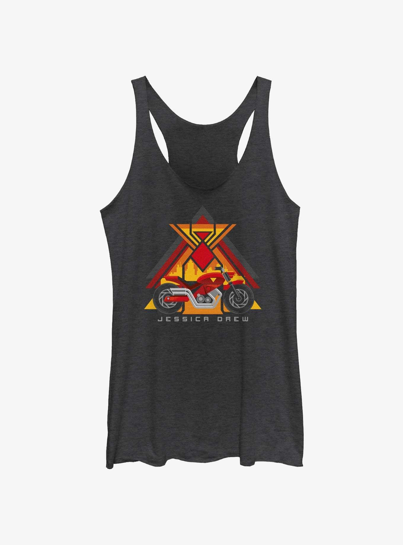 Marvel Spider-Man: Across The Spiderverse Jessica Drew Motorbike Girls Tank