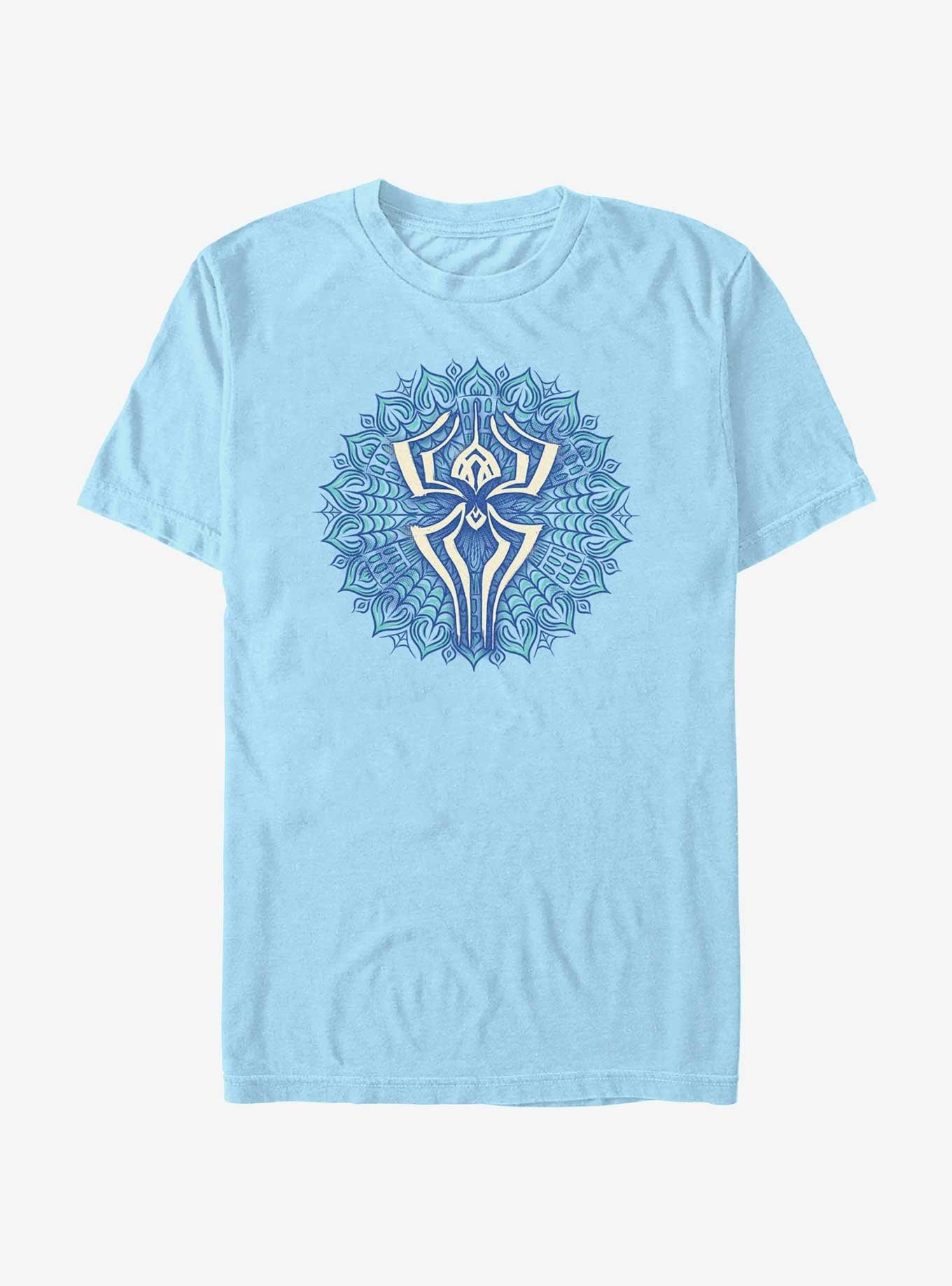 Marvel Spider-Man: Across The Spiderverse Pavitr Mandala Web T-Shirt, LT BLUE, hi-res