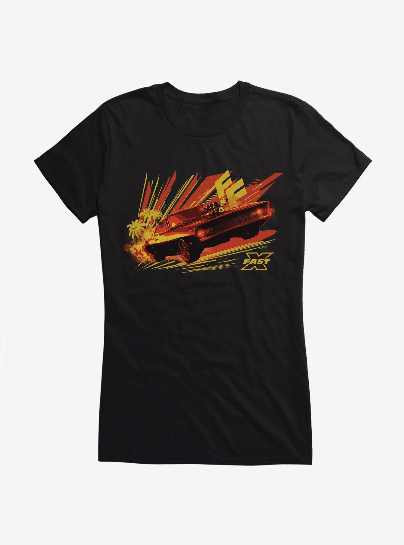 Fast X Dom Toretto's Charger Girls T-Shirt