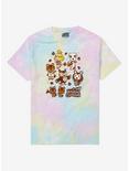 Animal Crossing: New Horizons NPCs Rainbow Tie-Dye Boyfriend Fit Girls T-Shirt, MULTI, hi-res