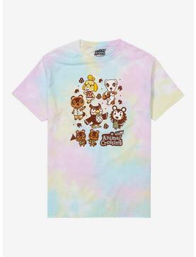Animal Crossing: New Horizons NPCs Rainbow Tie-Dye Boyfriend Fit Girls T-Shirt, , hi-res