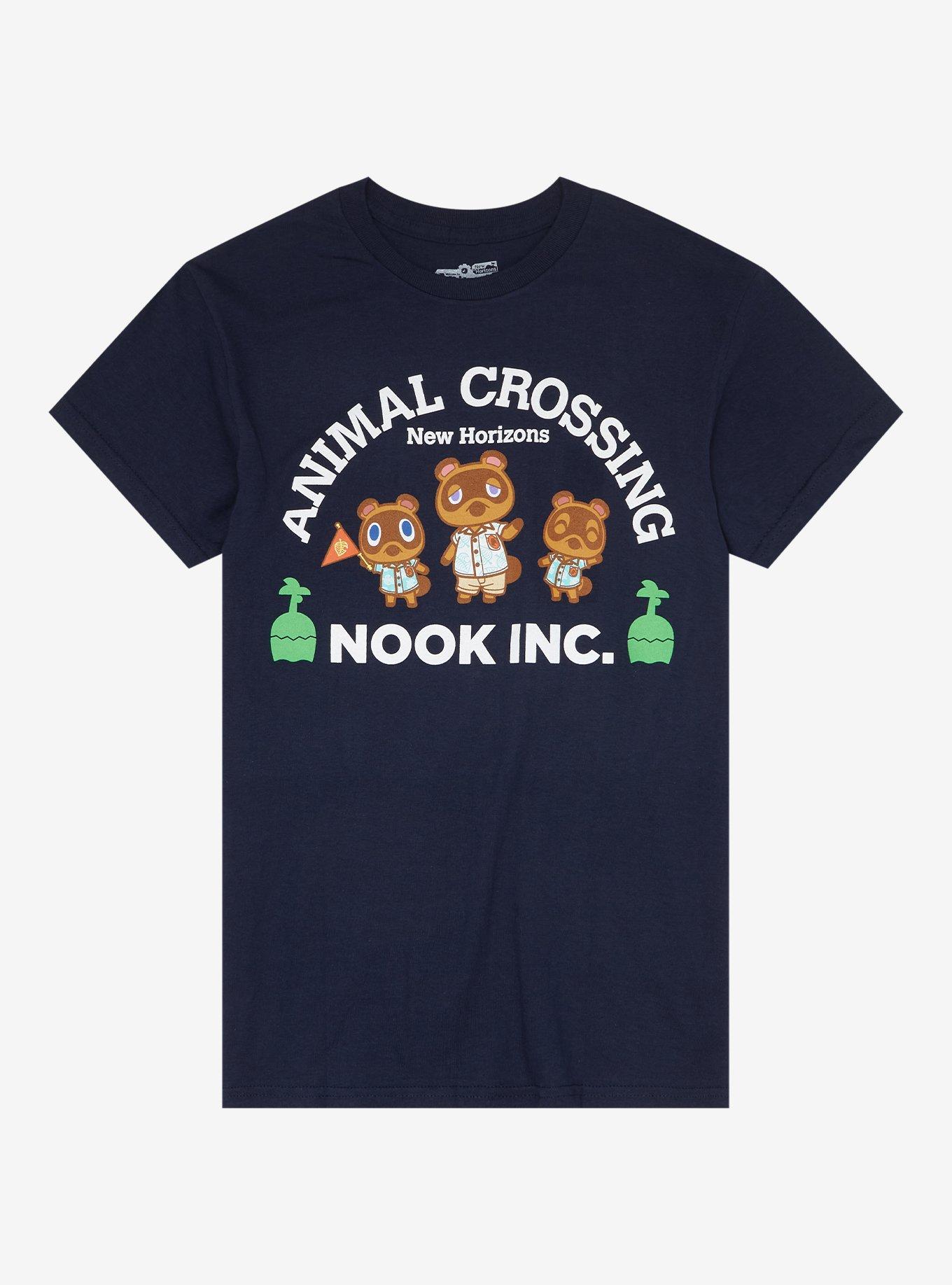 Animal Crossing: New Horizons Nook Inc. Boyfriend Fit Girls T-Shirt, MULTI, hi-res