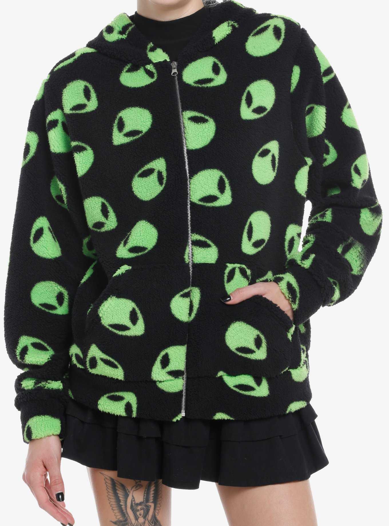 Black hotsell alien hoodie